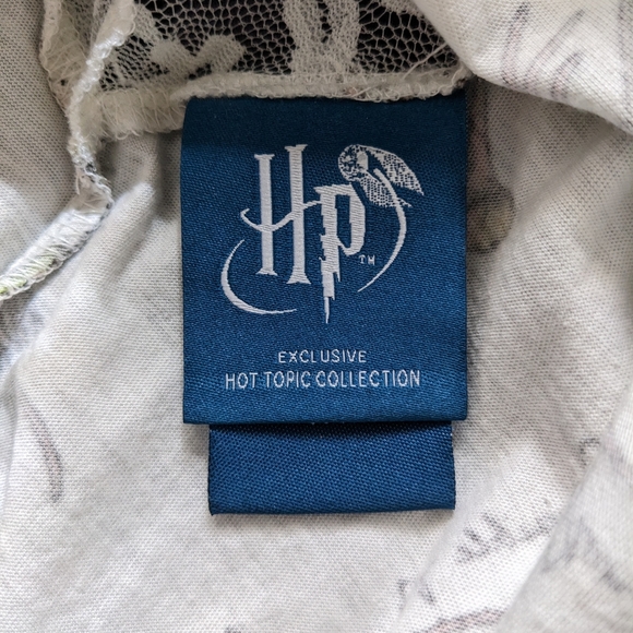 Harry Potter Mandrake Herbology White Lace Tank Top - Picture 5 of 6